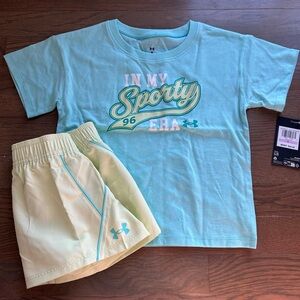 NWT Under Armour Girls Set size 6